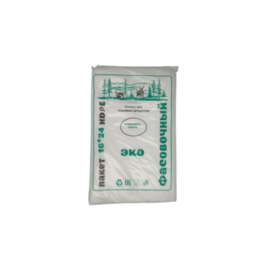 16*24 HDPE Эко пакет фасовочный