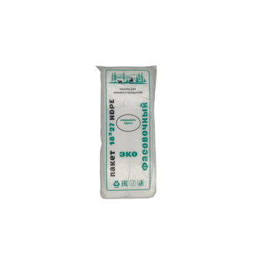 18*27 HDPE Эко пакет фасовочный