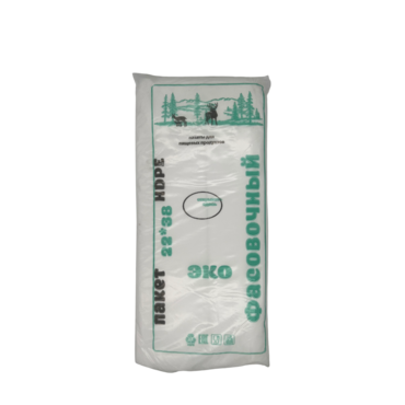 22*38 HDPE Эко пакет фасовочный