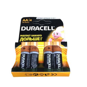 Батарейки R6 Duracell  (4)