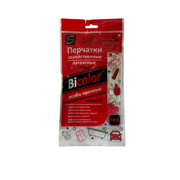 Перейти на страницу товара Перчатки резинов.BICOLOR S