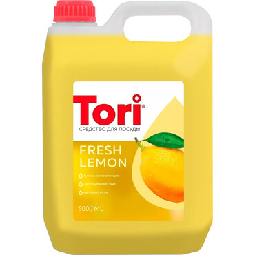 Средство для посуды  TORI   5л   Лимон