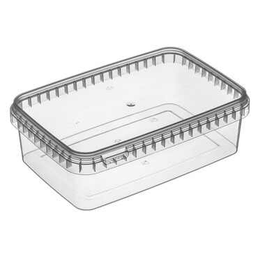 Банка ПРЯМОУГОЛЬНАЯ 1л (125*185) (100шт/кор) БСВ