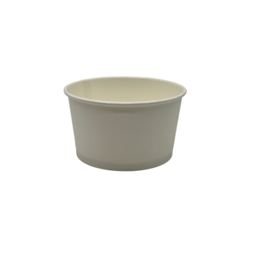 Креманка бумажная  д/морож БЕЛАЯ 210мл d90 h50 (50)(800)