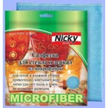 Салфетка для Профессиональной уборки NICKY Home  Микрофибра  30*35 АНТЕЛЛА арт 28328