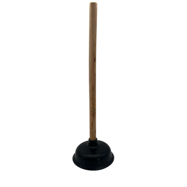 Вантуз стандарт с деревяной ручкой D-110мм h-270мм