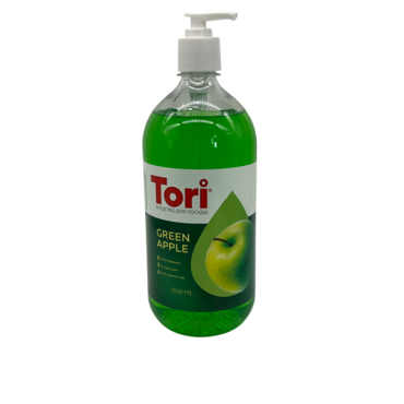 Средство для посуды  TORI (Тори)  1л  С Дозатором  Лимон