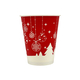 Стакан бум--360 мл  НОВЫЙ ГОД    КРАСНЫЙ (50)(1000)