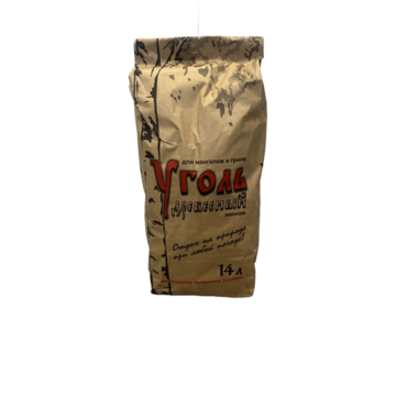 Уголь древесный 14л (эконом) КРАФТ (150)