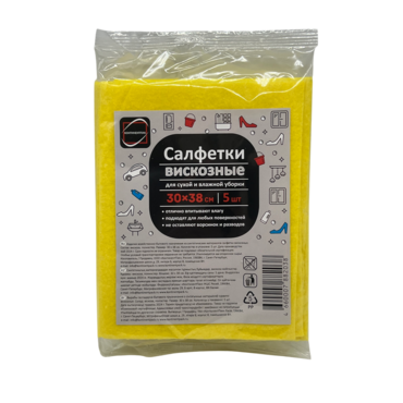 Салфетка для стола  ВИСКОЗА 30*38 (5 шт)