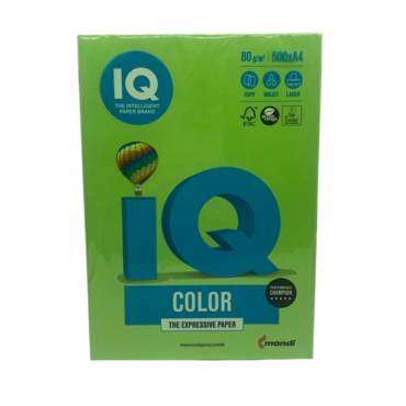 Бумага цветная iQ Color А4, 80 г/м2, 500л в ассортименте 