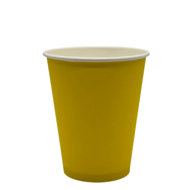 Стакан бум--360 мл ЖЁЛТЫЙ (50)(1000) 
