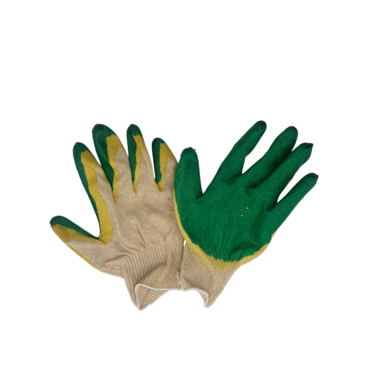 Перчатки ПРОРЕЗИНЕННЫЕ КРАСНО-ЖЕЛТЫЕ Жел/зел   10/200