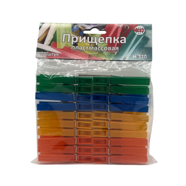 Прищепки бельевые пластик AST (упак 20 шт) /216