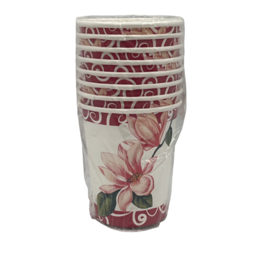 Стакан 0,25 +дизайн+БУМАЖНЫЙ 8шт/уп 