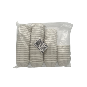 Капсула для пирожных бумажная круглая БЕЛАЯ 45х25 /1000уп                                           