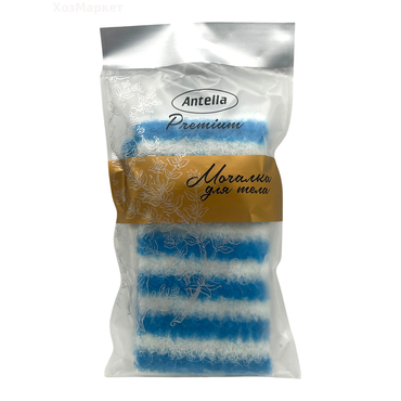 Мочалка для тела Массажная жесткая 10х60см Антелла арт.Н038