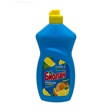 Средство для посуды Биолан 450мл  Апельсин  (20)