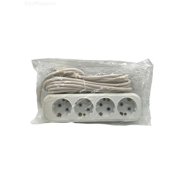 Удлиннитель ПРЕСТИЖ 5 метров   4роз.(пвс3х0,75)