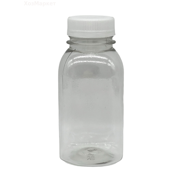 Бутылка(38) 0,25л КВАДРАТ с широким горлом (100 шт)  