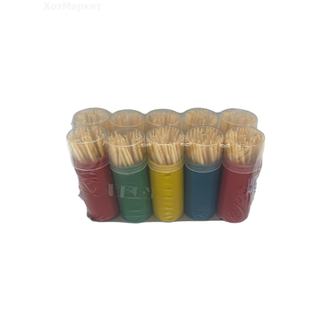 Зубочистки АДМ (60шт)(10банок)(24уп в кор)