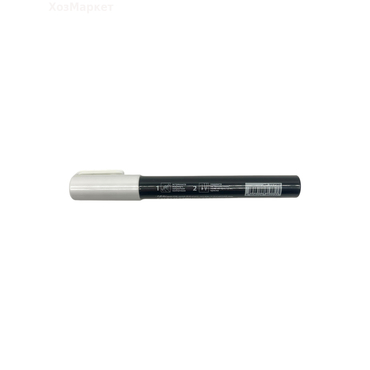 Маркер меловой CHALK LIQUID MARKER БЕЛЫЙ 3 мм стираемый BRAUBERG 